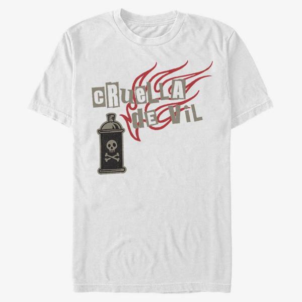 Queens Disney Classics DNCA - Spray Fire Unisex T-Shirt White