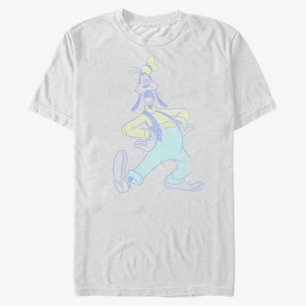Queens Disney Classics Mickey Classic - Goofy Neon Unisex T-Shirt White