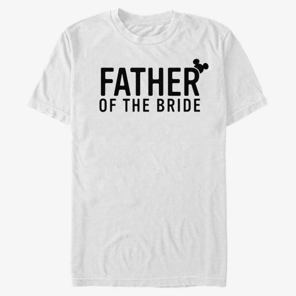 Queens Disney Classics Mickey & Friends - Father of the Bride Unisex T-Shirt White