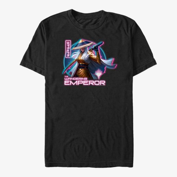 Tričko Merch Magic: The Gathering - Wandering Emperor Unisex T-Shirt Black XL