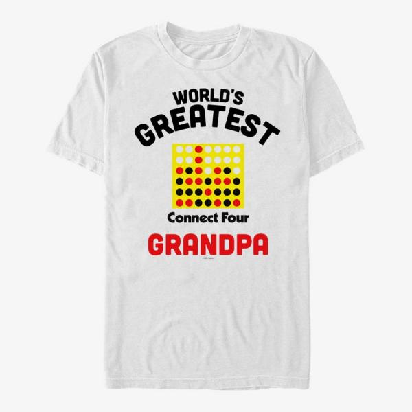 Queens Hasbro Vault Connect Four - Connect 4 Grandpa Unisex T-Shirt White