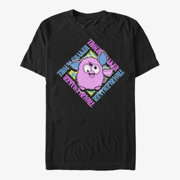 Tričko Merch Hasbro Vault Furby - Troublemaker Unisex T-Shirt Black S