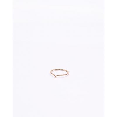 Timi Chevron Ring 17 mm gold plated