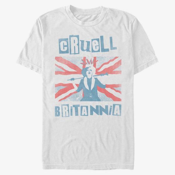 Tričko Merch Disney Classics DNCA - Cruell Britannia Unisex T-Shirt White M