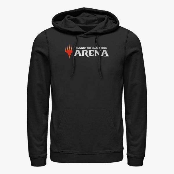 Mikina Merch Magic: The Gathering - Magic The Gathering Arena Logo Unisex Hoodie Black XL