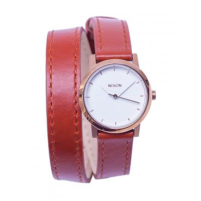 Hodinky Nixon Kenzi Wrap rose gold saddle