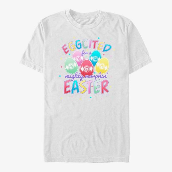 Queens Hasbro Vault Power Rangers - Eggcited Unisex T-Shirt White