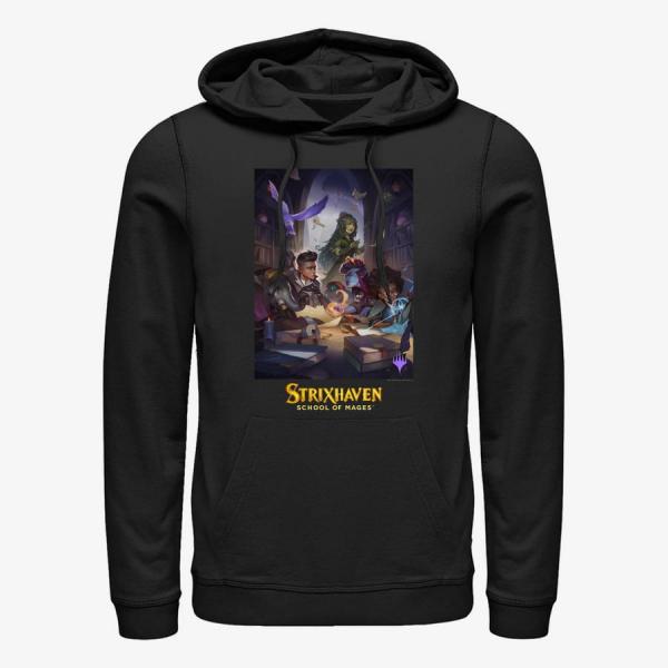 Mikina Merch Magic: The Gathering - Magic Studies Unisex Hoodie Black M