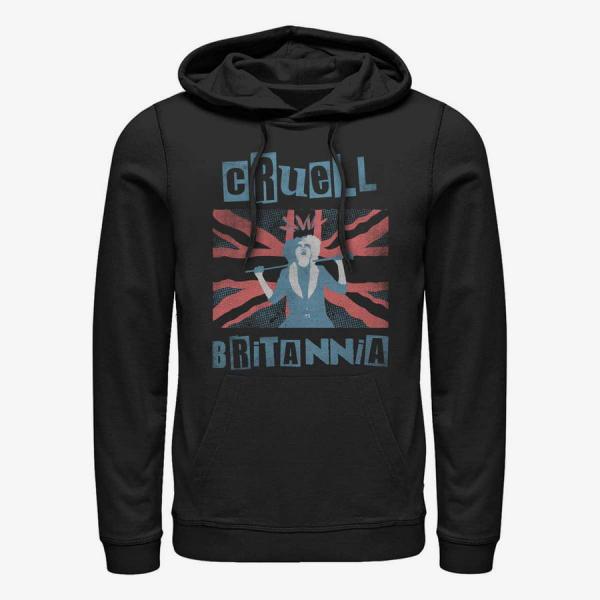 Mikina Merch Disney Classics DNCA - Cruell Britannia Unisex Hoodie Black S