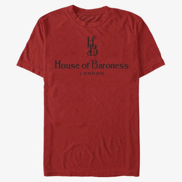 Tričko Merch Disney Classics DNCA - BARONESS SIMPLE Unisex T-Shirt Red XXL