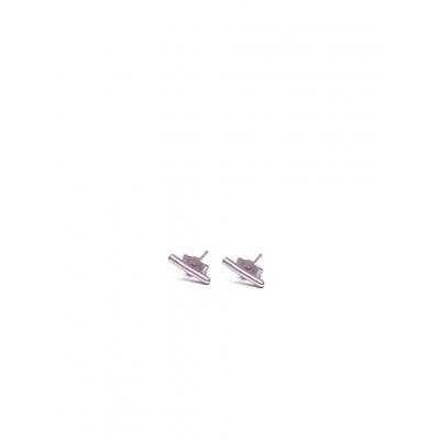Timi Rod Earrings silver finishing