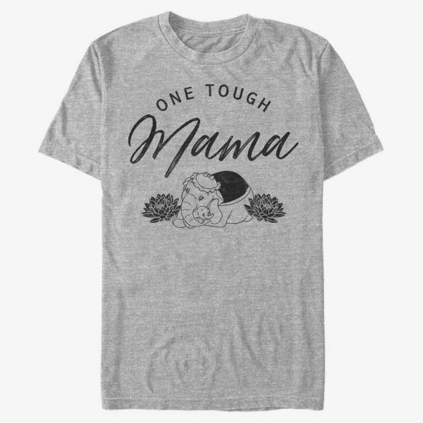 Queens Disney Classics Dumbo - Tough Mama Unisex T-Shirt Heather Grey