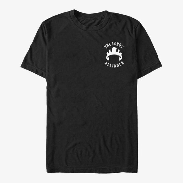 Queens Dungeons & Dragons - Lords' Alliance Solid Logo Unisex T-Shirt Black