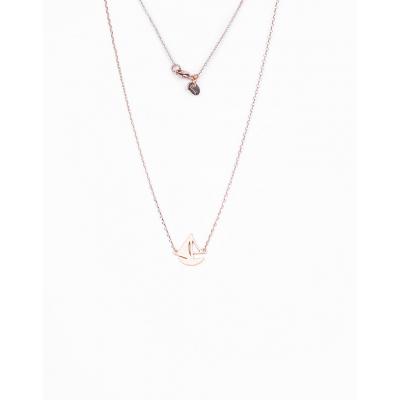 Timi Sailboat Necklace gold plated