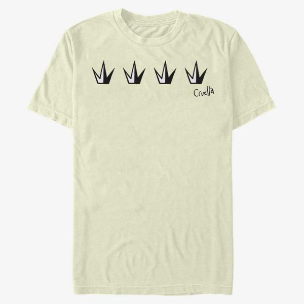 Tričko Merch Disney Classics DNCA - CROWNS Unisex T-Shirt Natural L