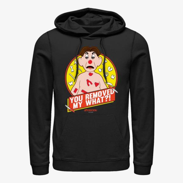 Mikina Merch Hasbro Operation - YOU REMOVED MY WHAT Unisex Hoodie Black S