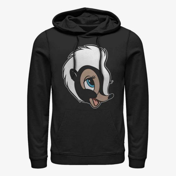 Queens Disney Classics Bambi - Flower Big Face Unisex Hoodie Black