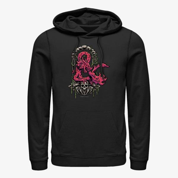 Mikina Merch Dungeons & Dragons - Dragon Altar Logo Unisex Hoodie Black XXL