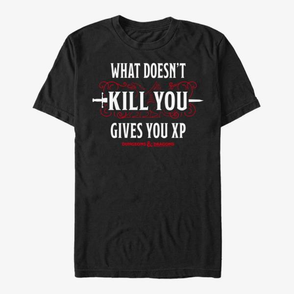 Tričko Merch Hasbro Dungeons & Dragons - Get XP Stack Unisex T-Shirt Black S