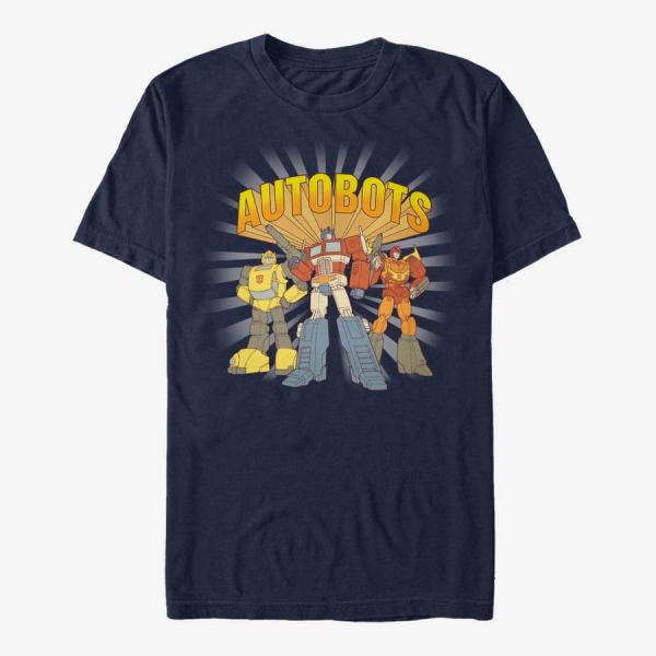 Queens Hasbro Vault Transformers - Autobot Trio Unisex T-Shirt Navy Blue
