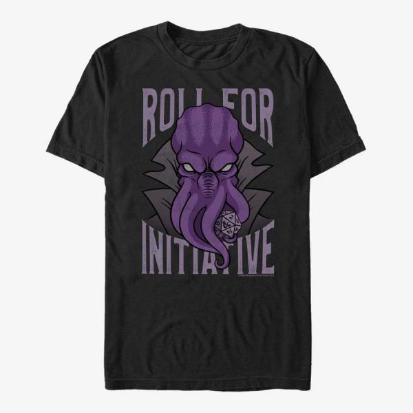 Tričko Merch Hasbro Dungeons & Dragons - Mindflayer Initiative Unisex T-Shirt Black L