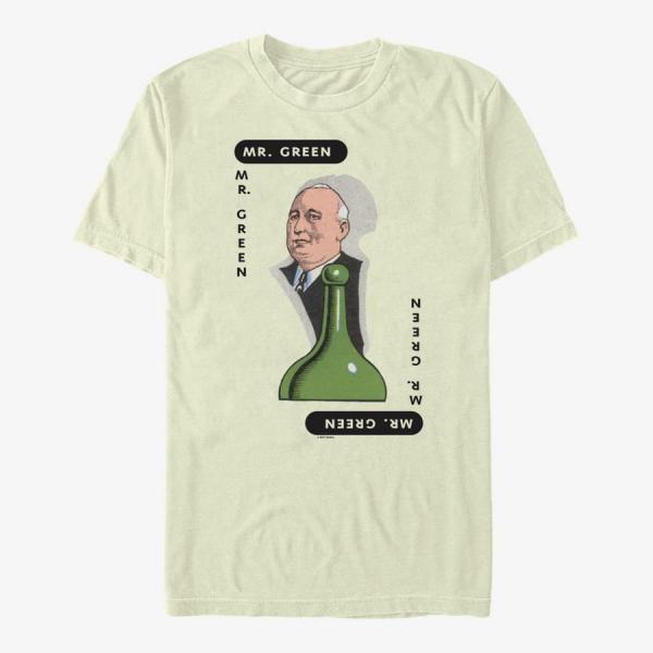 Tričko Merch Hasbro Clue - Mr. Green Costume Unisex T-Shirt Natural S