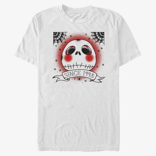 Tričko Merch Disney Classics Nightmare Before Christmas - Tattoo Town Unisex T-Shirt White XL
