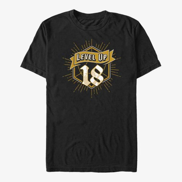 Queens Dungeons & Dragons - Level Eighteen Unisex T-Shirt Black