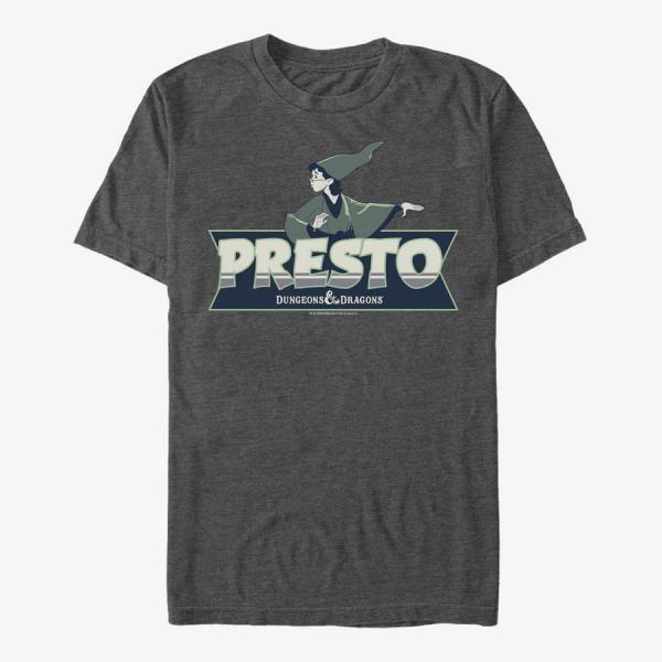 Queens Dungeons & Dragons - Presto Unisex T-Shirt Dark Heather Grey