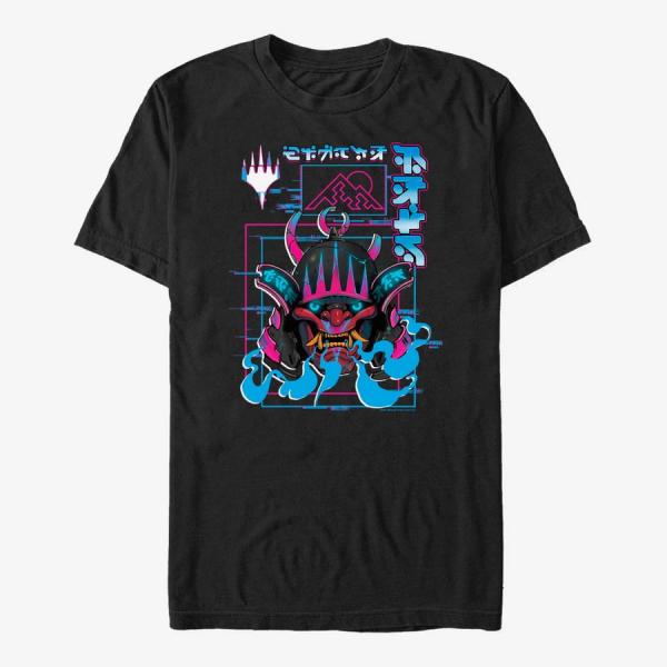 Tričko Merch Magic: The Gathering - Kamigawa Streetwear Unisex T-Shirt Black L