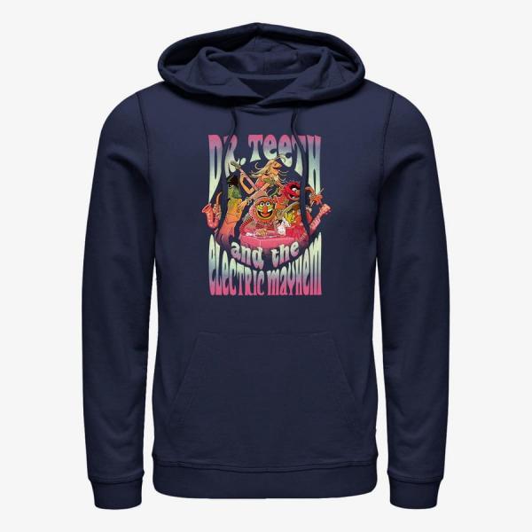 Mikina Merch Disney Classics Muppets - DR TEETH BAND Unisex Hoodie Navy Blue XL