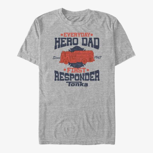 Queens Hasbro Vault Tonka - Hero Dad Unisex T-Shirt Heather Grey