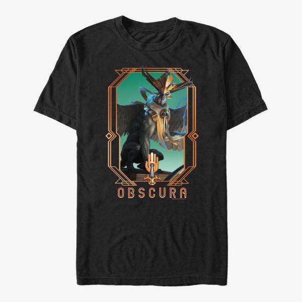 Tričko Merch Magic: The Gathering - Obscura Boss Unisex T-Shirt Black L