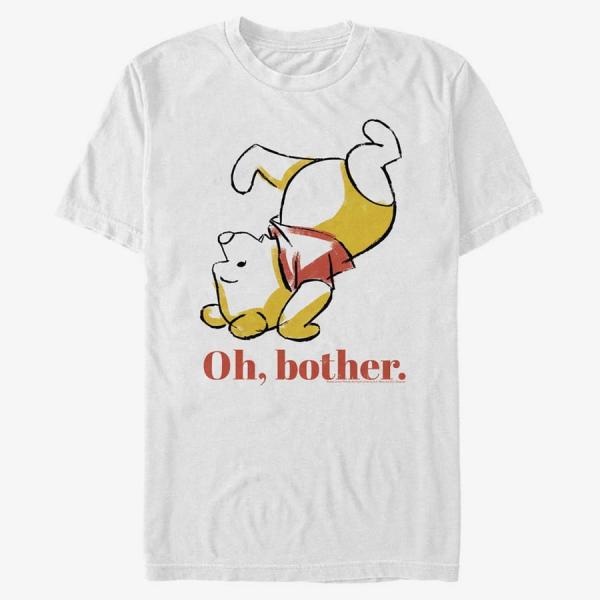 Tričko Merch Disney Classics Winnie The Pooh - Oh Bother Bear Unisex T-Shirt White M