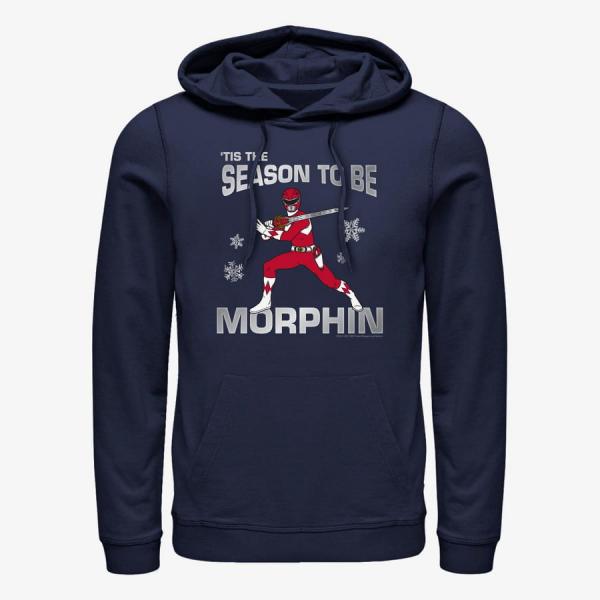 Mikina Merch Hasbro Vault Power Rangers - Morphin Season Unisex Hoodie Navy Blue M