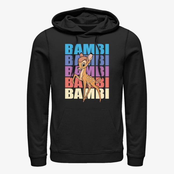 Mikina Merch Disney Classics Bambi - Bambi Name Stacked Unisex Hoodie Black L