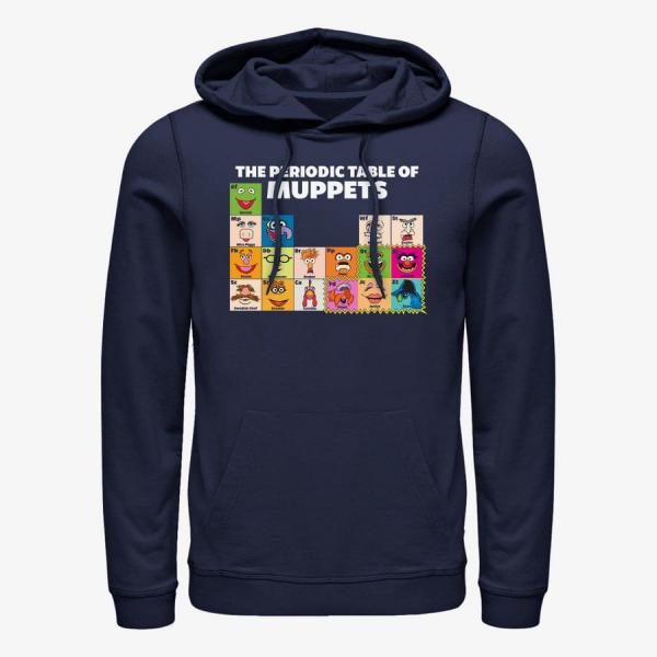Queens Disney Classics Muppets - PERIODIC TABLE OF MUPPETS Unisex Hoodie Navy Blue