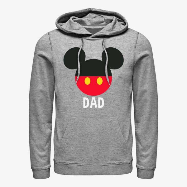 Queens Disney Classics Mickey Classic - Dad Pants Unisex Hoodie Heather Grey