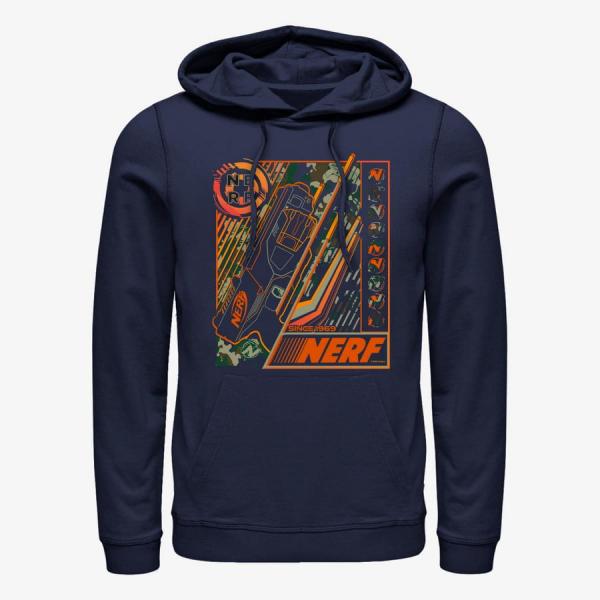 Mikina Merch Hasbro Vault Nerf - Subterfuge Unisex Hoodie Navy Blue S