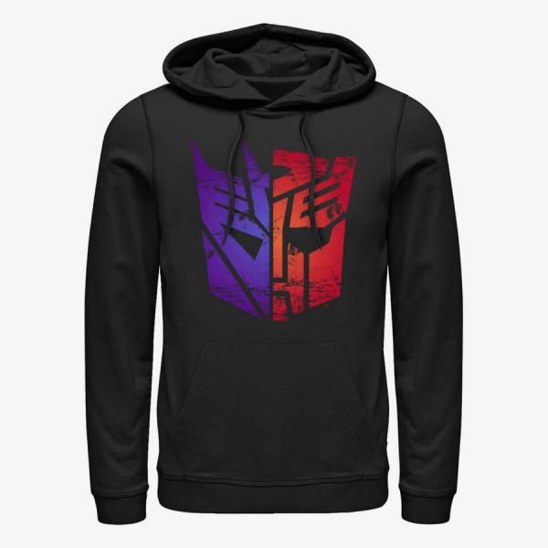Mikina Merch Hasbro Transformers - Split Logo Unisex Hoodie Black XL