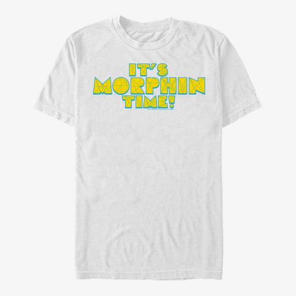 Tričko Merch Hasbro Vault Power Rangers - Morphin Time Unisex T-Shirt White S