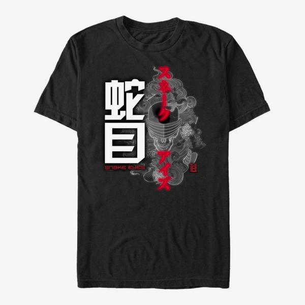 Tričko Merch Hasbro Vault Snake Eyes - Snake Eye Tattoo Unisex T-Shirt Black XXXL