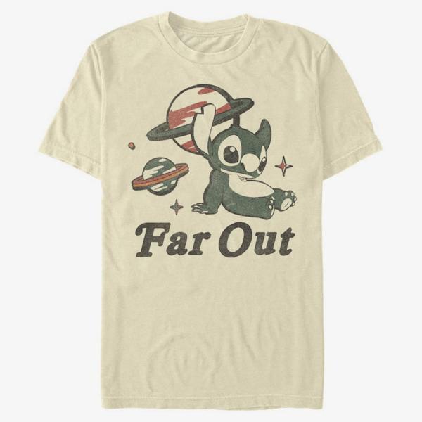 Tričko Merch Disney Classics Lilo & Stitch - FAR OUT STITCH Unisex T-Shirt Natural L