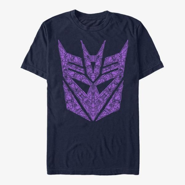 Tričko Merch Hasbro Vault Transformers - Decepticon Symbol Unisex T-Shirt Navy Blue S