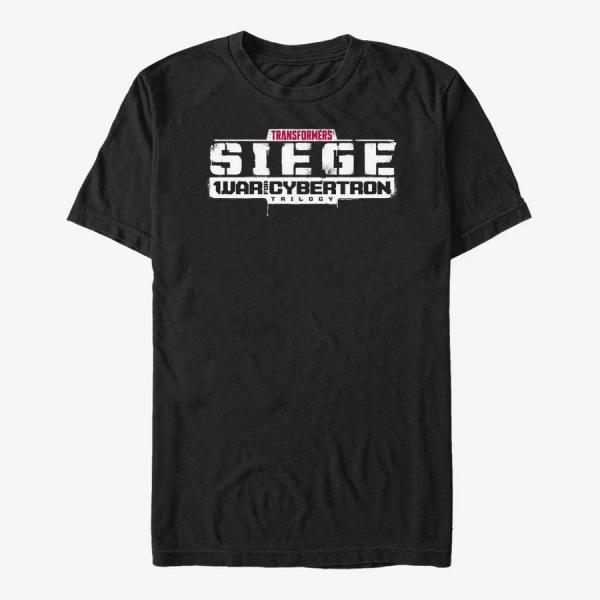 Queens Hasbro Vault Transformers - Siege Cybertron Logo Unisex T-Shirt Black