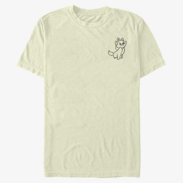 Queens Disney Classics The Aristocats - Marie Line Unisex T-Shirt Natural