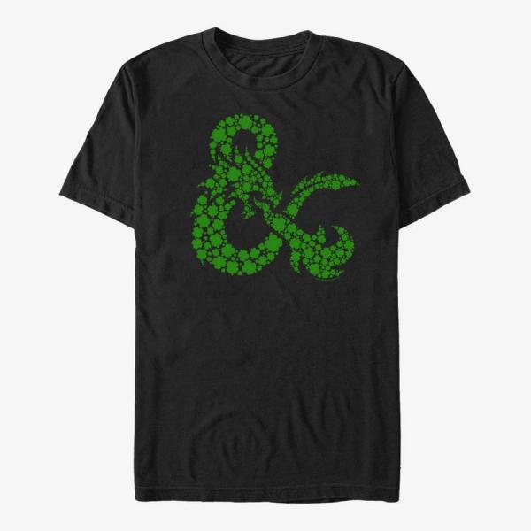 Tričko Merch Dungeons & Dragons - D&D Lucky Unisex T-Shirt Black S