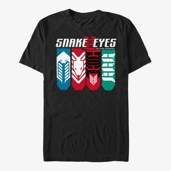Tričko Merch Hasbro Vault Snake Eyes - Symbol Box Up Unisex T-Shirt Black L