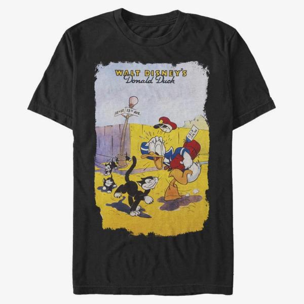Tričko Merch Disney Classics Mickey Classic - Unlucky Duck Unisex T-Shirt Black XXL