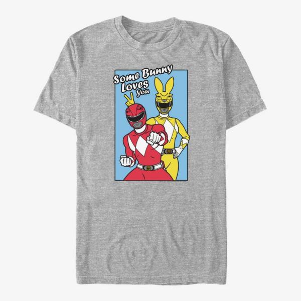 Queens Hasbro Vault Power Rangers - Some Bunny Unisex T-Shirt Heather Grey